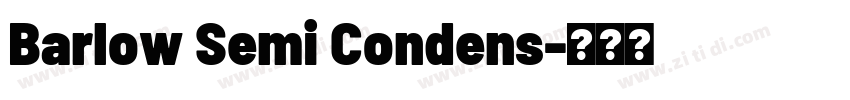Barlow Semi Condens字体转换